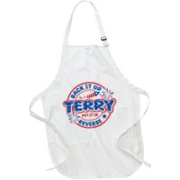Back It Up Terry Put It In Reverse 4th Of July Fireworks Full-Length Apron With Pockets