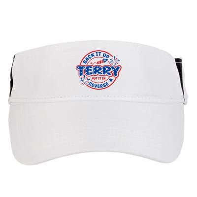 Back It Up Terry Put It In Reverse 4th Of July Fireworks Adult Drive Performance Visor