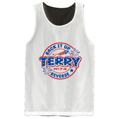 Back It Up Terry Put It In Reverse 4th Of July Fireworks Mesh Reversible Basketball Jersey Tank