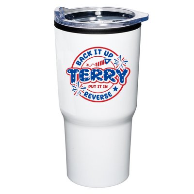 Back It Up Terry Put It In Reverse 4th Of July Fireworks Tumbler