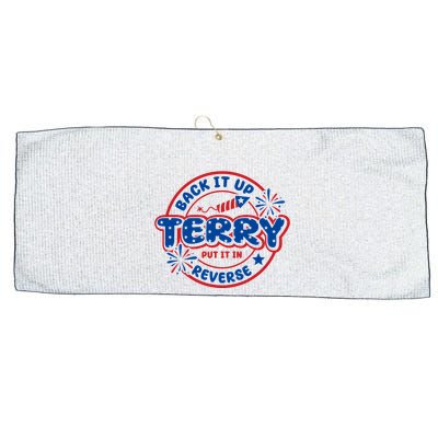 Back It Up Terry Put It In Reverse 4th Of July Fireworks Large Microfiber Waffle Golf Towel