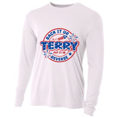 Back It Up Terry Put It In Reverse 4th Of July Fireworks Cooling Performance Long Sleeve Crew