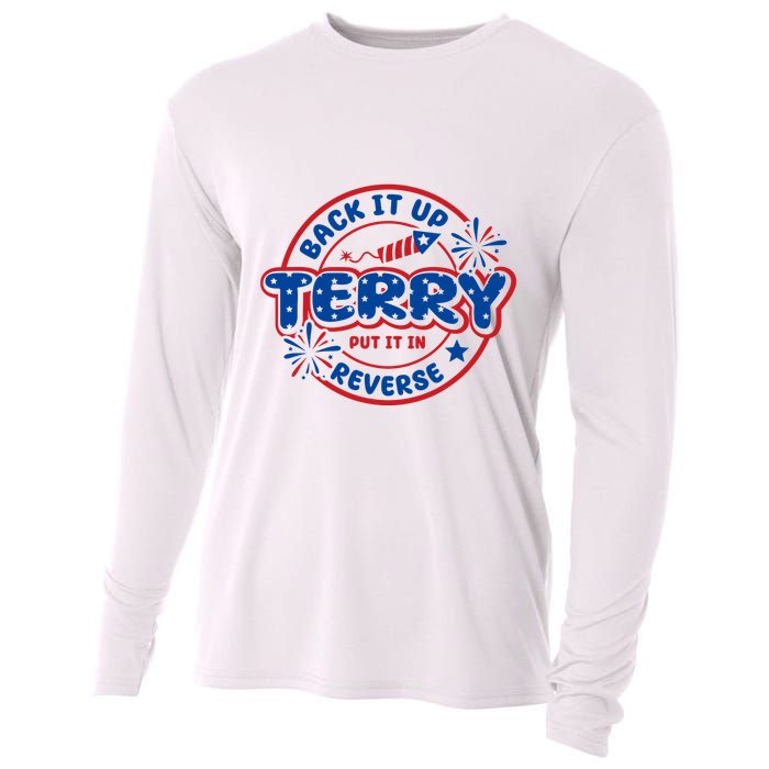 Back It Up Terry Put It In Reverse 4th Of July Fireworks Cooling Performance Long Sleeve Crew