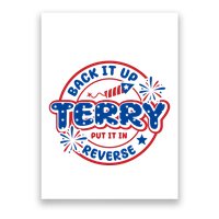 Back It Up Terry Put It In Reverse 4th Of July Fireworks Poster