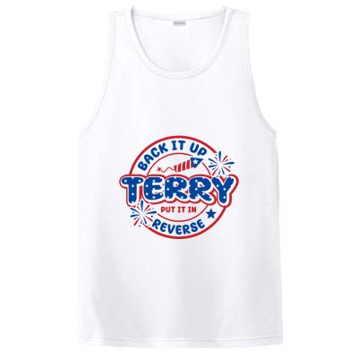 Back It Up Terry Put It In Reverse 4th Of July Fireworks PosiCharge Competitor Tank