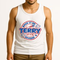 Back It Up Terry Put It In Reverse 4th Of July Fireworks Tank Top