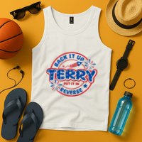 Back It Up Terry Put It In Reverse 4th Of July Fireworks Tank Top