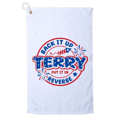Back It Up Terry Put It In Reverse 4th Of July Fireworks Golf Towel