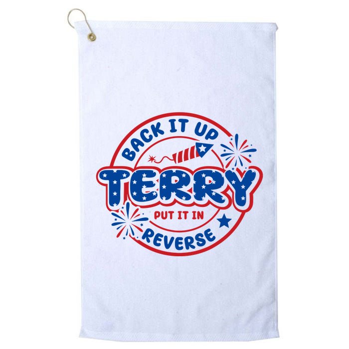 Back It Up Terry Put It In Reverse 4th Of July Fireworks Golf Towel