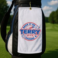 Back It Up Terry Put It In Reverse 4th Of July Fireworks Golf Towel
