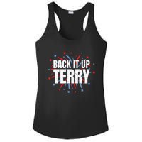 Back It Up Terry Funny 4th Of July Fireworks Ladies PosiCharge Competitor Racerback Tank