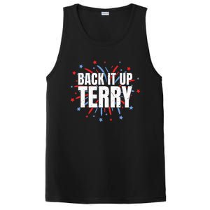 Back It Up Terry Funny 4th Of July Fireworks PosiCharge Competitor Tank