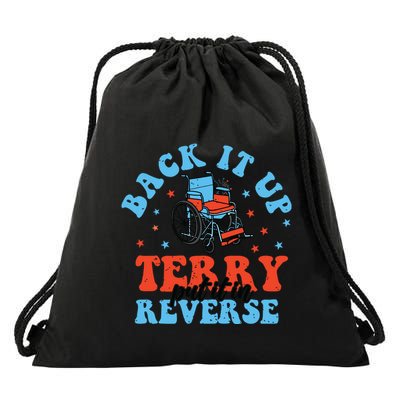Back It Up Terry Put It In Reverse Drawstring Bag