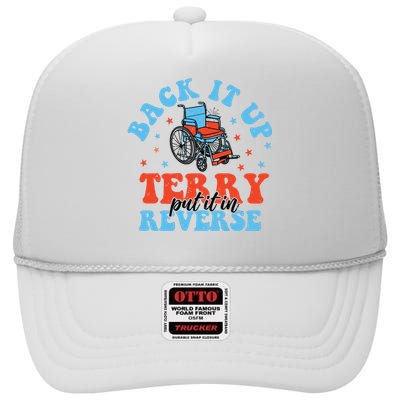 Back It Up Terry Put It In Reverse High Crown Mesh Back Trucker Hat