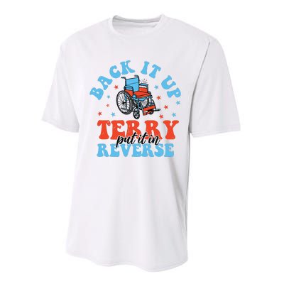 Back It Up Terry Put It In Reverse Performance Sprint T-Shirt