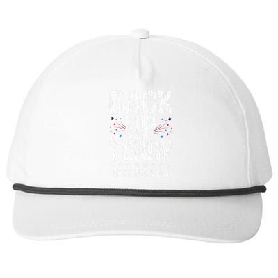 Back It up Terry Put It in Reverse 4th of July Independence Snapback Five-Panel Rope Hat