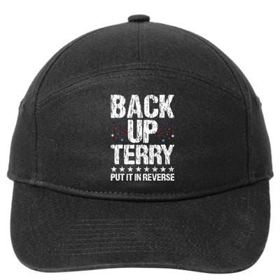 Back It up Terry Put It in Reverse 4th of July Independence 7-Panel Snapback Hat