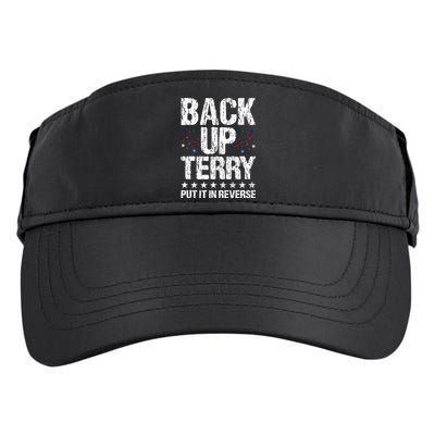 Back It up Terry Put It in Reverse 4th of July Independence Adult Drive Performance Visor