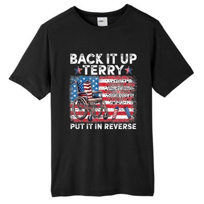 Back It Up Terry Put It In Reverse Firework 4th Of July Tall Fusion ChromaSoft Performance T-Shirt