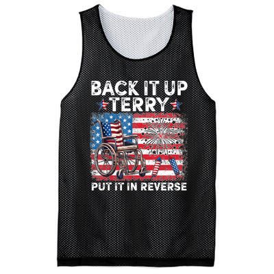 Back It Up Terry Put It In Reverse Firework 4th Of July Mesh Reversible Basketball Jersey Tank