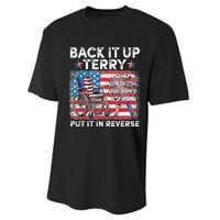 Back It Up Terry Put It In Reverse Firework 4th Of July Performance Sprint T-Shirt