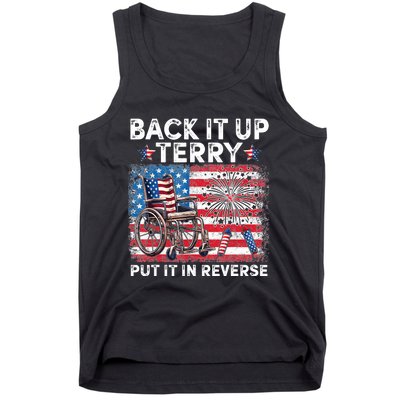 Back It Up Terry Put It In Reverse Firework 4th Of July Tank Top