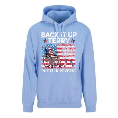 Back It Up Terry Put It In Reverse Firework 4th Of July Unisex Surf Hoodie