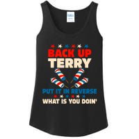 Back It Up Terry Put It In Reverse July 4th Fireworks Terry Ladies Essential Tank