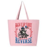 Back It Up Terry Put It In Reverse Funny Racoon 4th Of July 25L Jumbo Tote