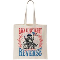 Back It Up Terry Put It In Reverse Funny Racoon 4th Of July Bag