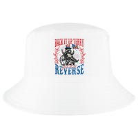 Back It Up Terry Put It In Reverse Funny Racoon 4th Of July Cool Comfort Performance Bucket Hat