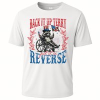 Back It Up Terry Put It In Reverse Funny Racoon 4th Of July Performance Shirt
