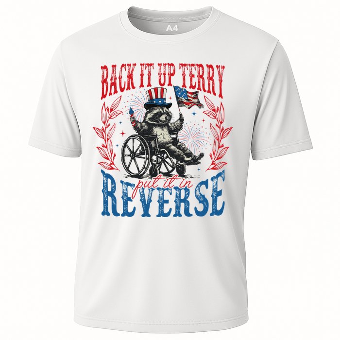 Back It Up Terry Put It In Reverse Funny Racoon 4th Of July Performance Shirt