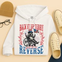 Back It Up Terry Put It In Reverse Funny Racoon 4th Of July Hoodie
