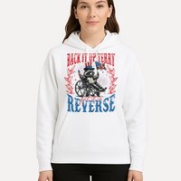 Back It Up Terry Put It In Reverse Funny Racoon 4th Of July Hoodie