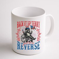Back It Up Terry Put It In Reverse Funny Racoon 4th Of July Mug