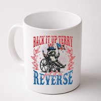 Back It Up Terry Put It In Reverse Funny Racoon 4th Of July Mug