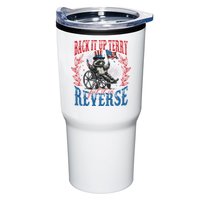 Back It Up Terry Put It In Reverse Funny Racoon 4th Of July Tumbler