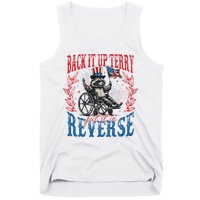 Back It Up Terry Put It In Reverse Funny Racoon 4th Of July Tank Top