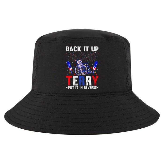 Back It Up Terry Put It In Reverse Funny 4th Of July Cool Comfort Performance Bucket Hat