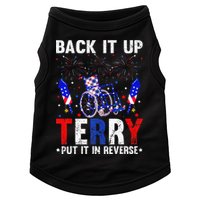Back It Up Terry Put It In Reverse Funny 4th Of July Doggie Tank