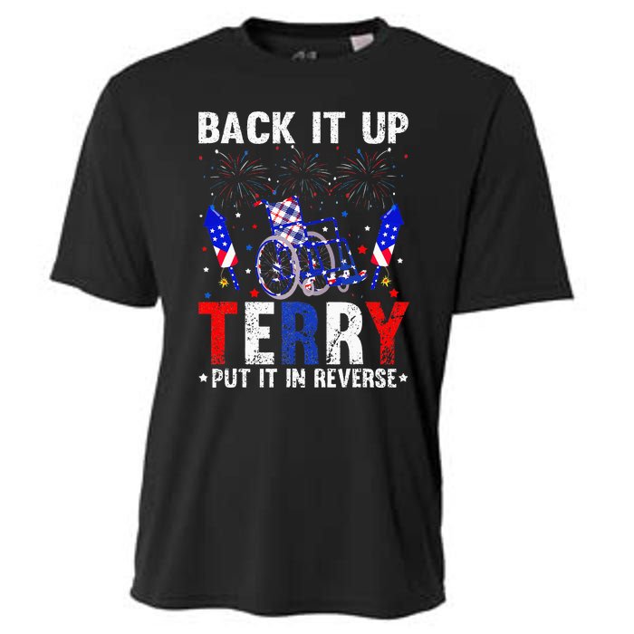 Back It Up Terry Put It In Reverse Funny 4th Of July Cooling Performance Crew T-Shirt