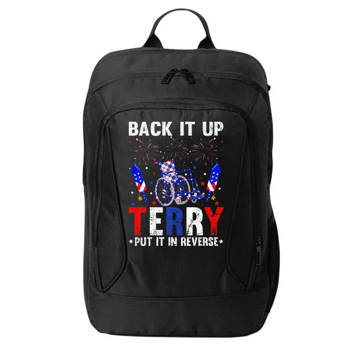Back It Up Terry Put It In Reverse Funny 4th Of July City Backpack