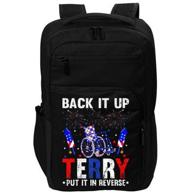 Back It Up Terry Put It In Reverse Funny 4th Of July Impact Tech Backpack