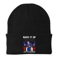 Back It Up Terry Put It In Reverse Funny 4th Of July Beanie