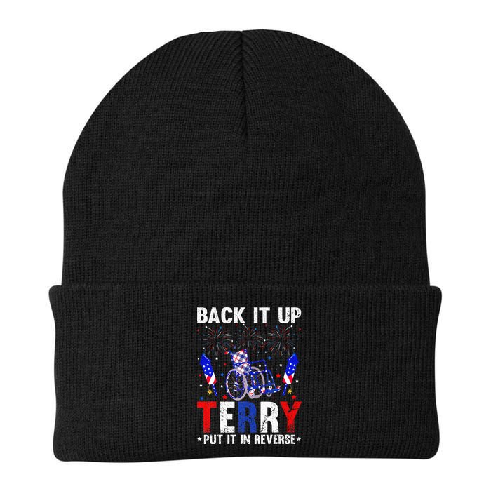 Back It Up Terry Put It In Reverse Funny 4th Of July Beanie