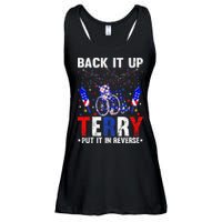 Back It Up Terry Put It In Reverse Funny 4th Of July Ladies Essential Flowy Tank