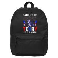 Back It Up Terry Put It In Reverse Funny 4th Of July 16 in Basic Backpack