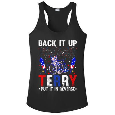 Back It Up Terry Put It In Reverse Funny 4th Of July Ladies PosiCharge Competitor Racerback Tank