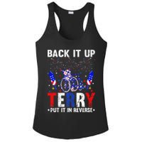 Back It Up Terry Put It In Reverse Funny 4th Of July Ladies PosiCharge Competitor Racerback Tank